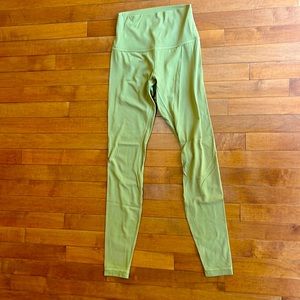 yellow leggings lululemon